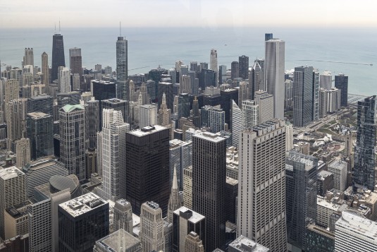 Blick vom Willis Tower in Chicago