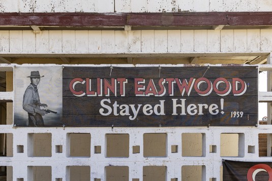 Clint Eastwood in Hotel in Tucumcari