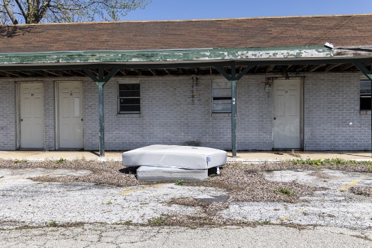 Verfallenes Motel in Lebanon an Route 66 in Missouri